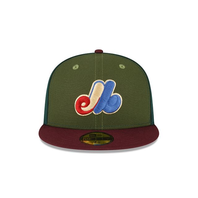 Just Caps Dark Green Montreal Expos 59FIFTY Fitted Hat sold by New Era product image thumbnail 2