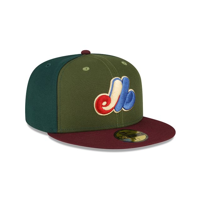 Just Caps Dark Green Montreal Expos 59FIFTY Fitted Hat sold by New Era product image thumbnail 3