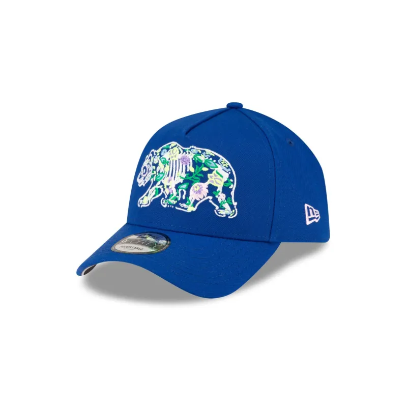 Day of the Dead Bear Blue 9FORTY A-Frame Snapback Hat sold by New Era