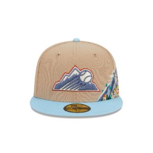 Colorado Rockies Snowcapped 59FIFTY Fitted Hat sold by New Era