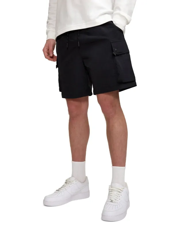 New Era Cap Black Outdoor Shorts sold by New Era
