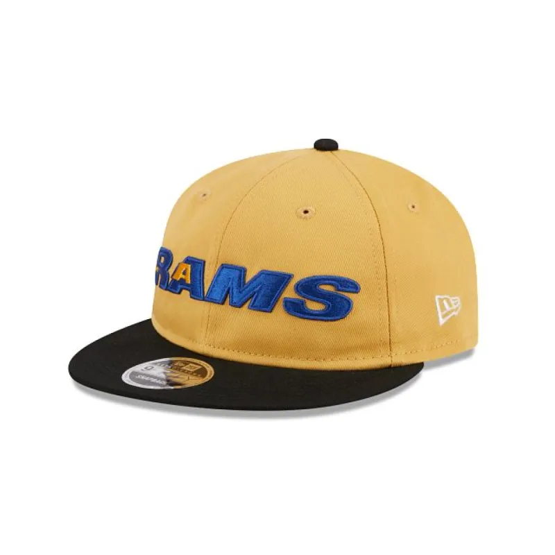 Los Angeles Rams Sepia Retro Crown 9FIFTY Snapback Hat sold by New Era