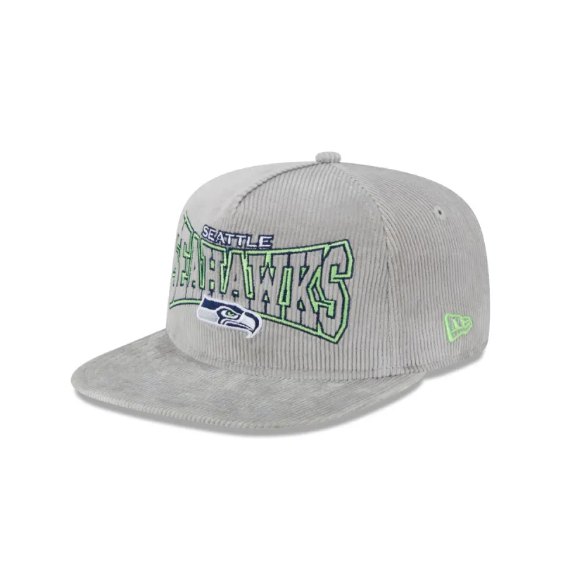 Seattle Seahawks Gray Cord Golfer Hat sold by New Era