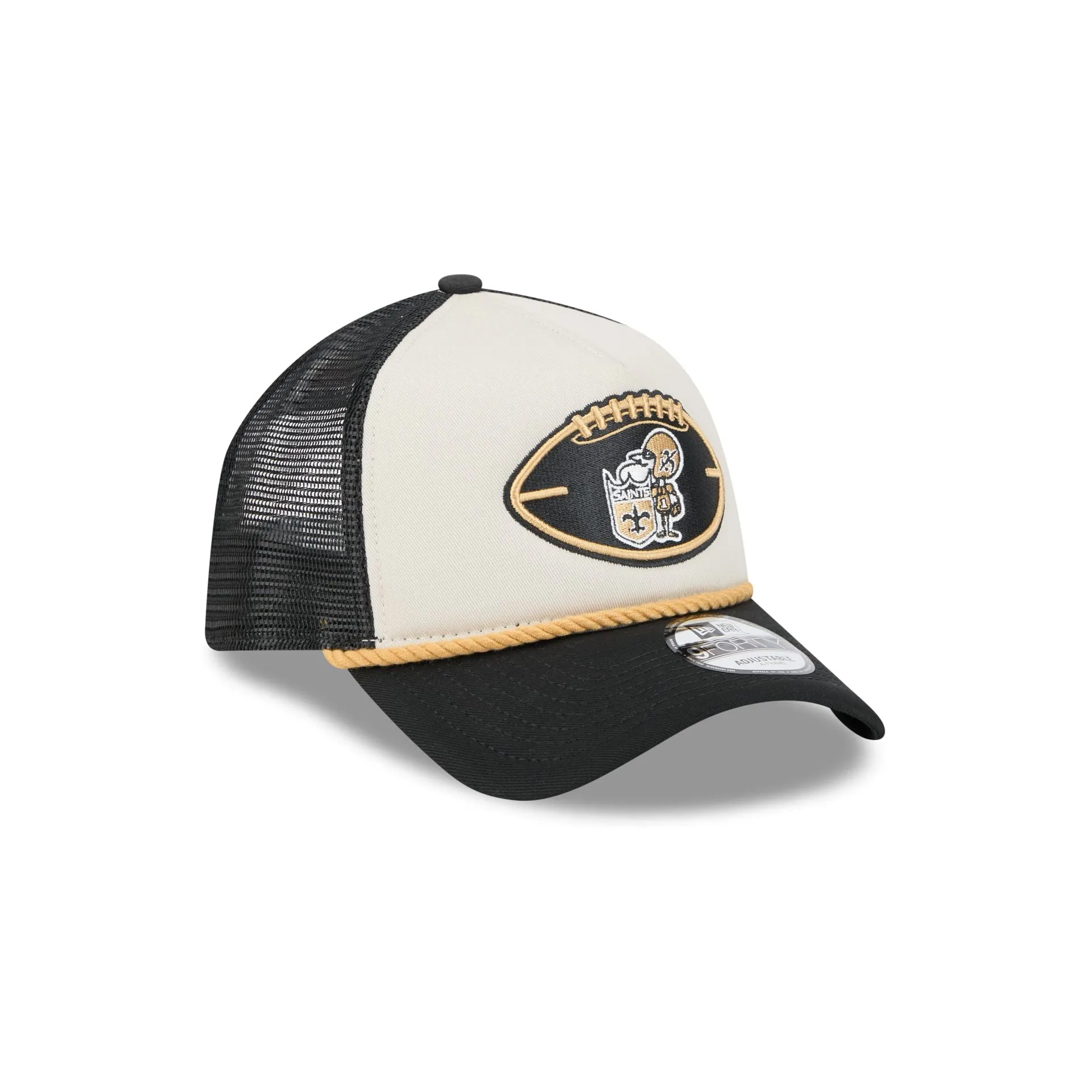 New Orleans Saints 2024 Historic Sideline 9FORTY A-Frame Snapback Hat sold by New Era product image thumbnail 3