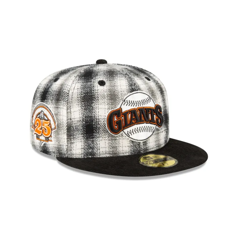 Just Caps Plaid San Francisco Giants 59FIFTY Fitted Hat sold by New Era