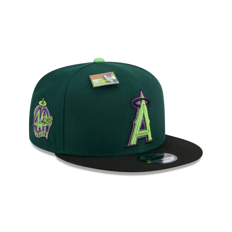 Big League Chew X Los Angeles Angels Sour Apple 9FIFTY Snapback Hat sold by New Era