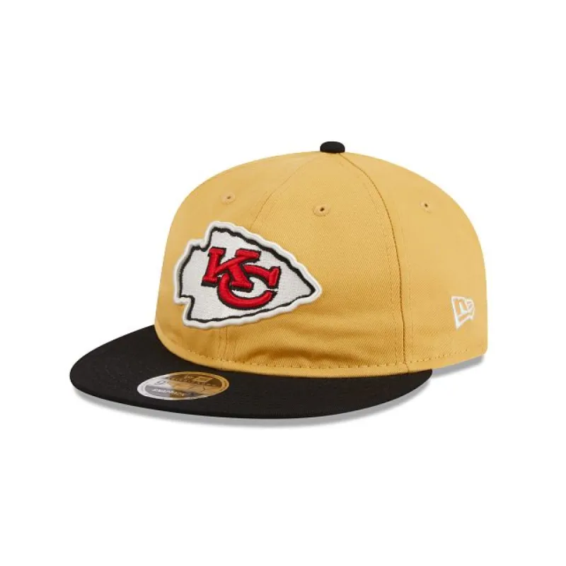 Kansas City Chiefs Sepia Retro Crown 9FIFTY Snapback Hat sold by New Era