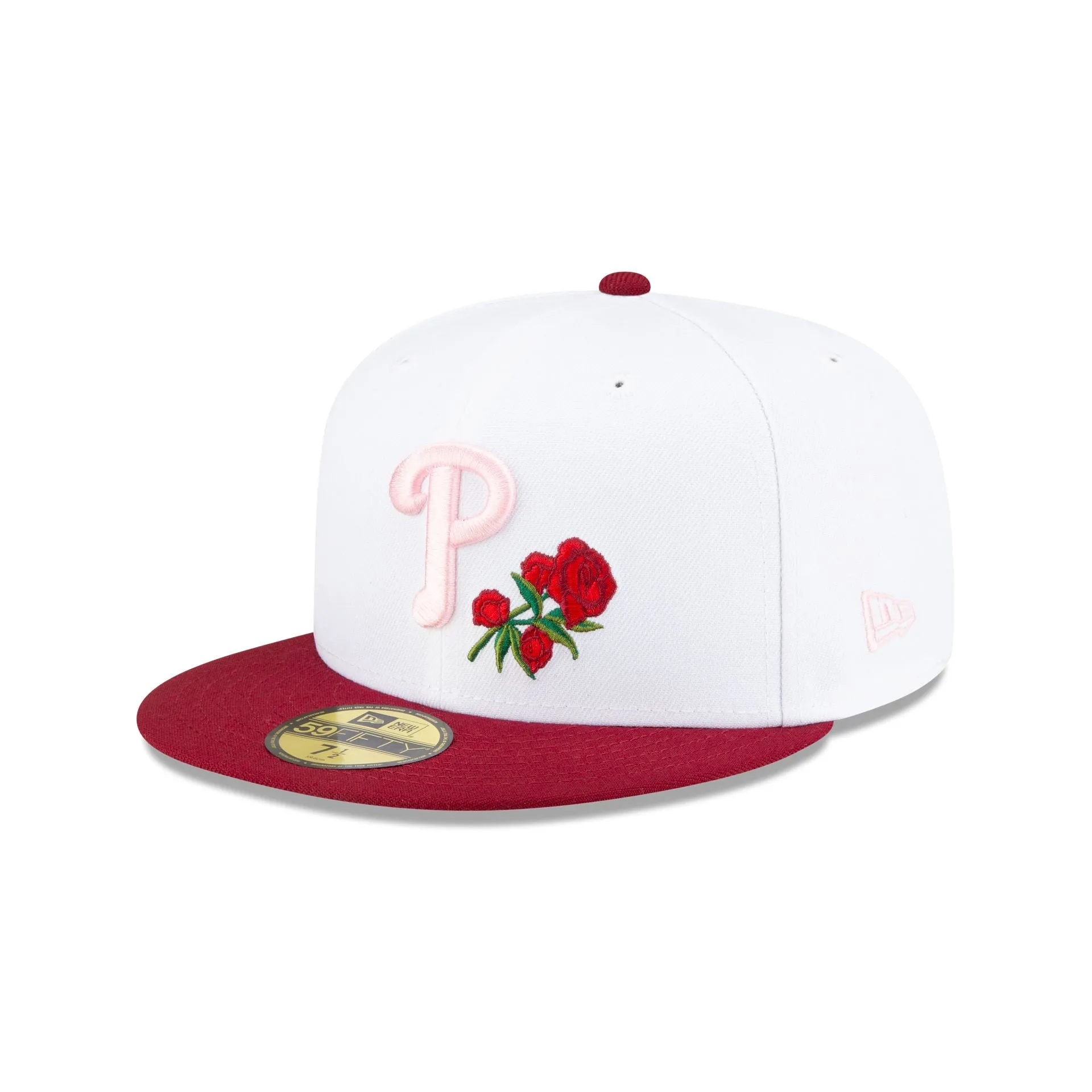 Just Caps Rose Flower Philadelphia Phillies 59FIFTY Fitted Hat sold by New Era