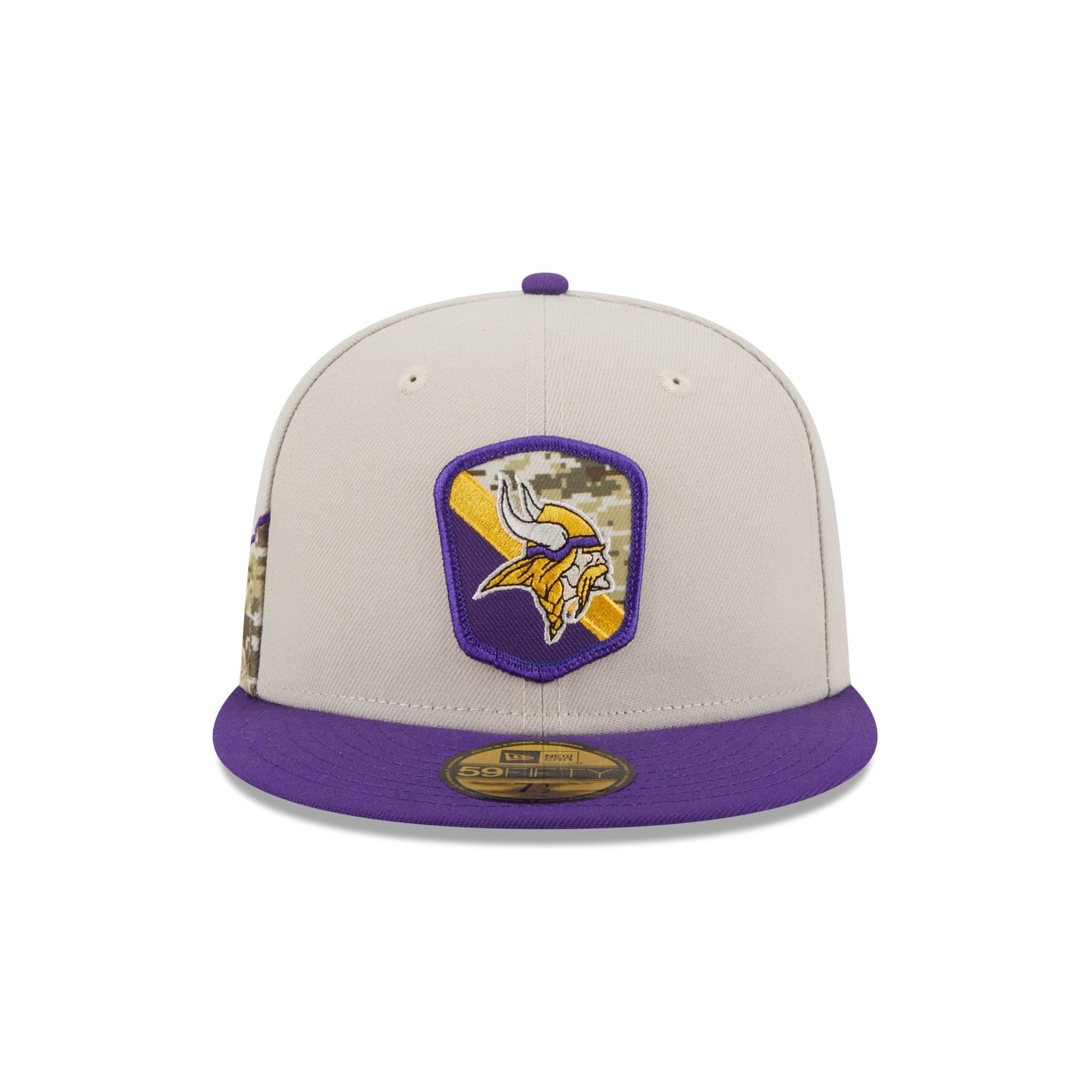 Minnesota Vikings 2023 Salute to Service 59FIFTY Fitted Hat sold by New Era product image thumbnail 2