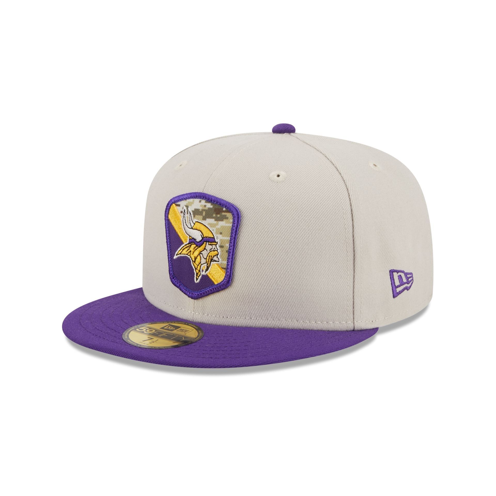 Minnesota Vikings 2023 Salute to Service 59FIFTY Fitted Hat sold by New Era product image thumbnail 3