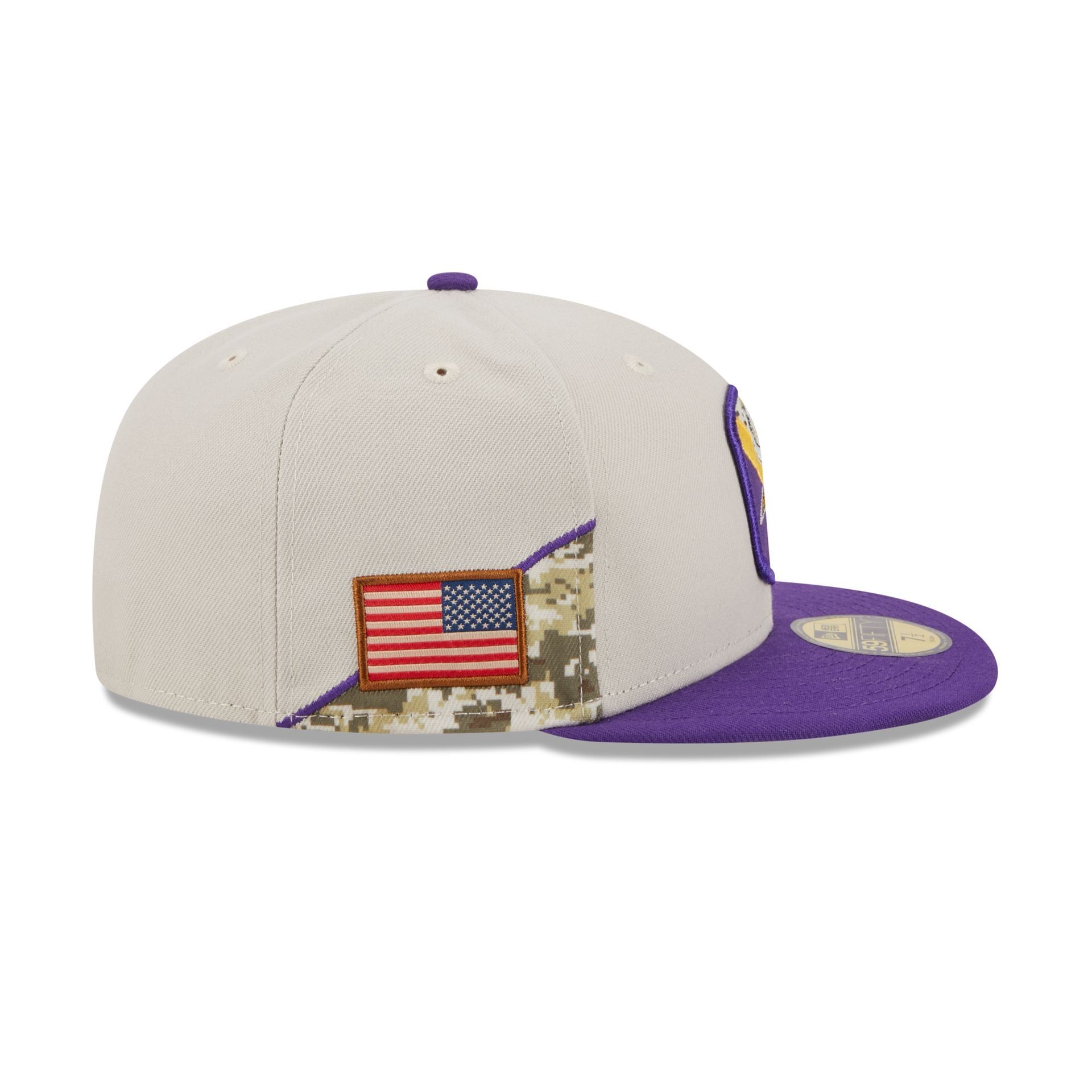Minnesota Vikings 2023 Salute to Service 59FIFTY Fitted Hat sold by New Era product image thumbnail 4