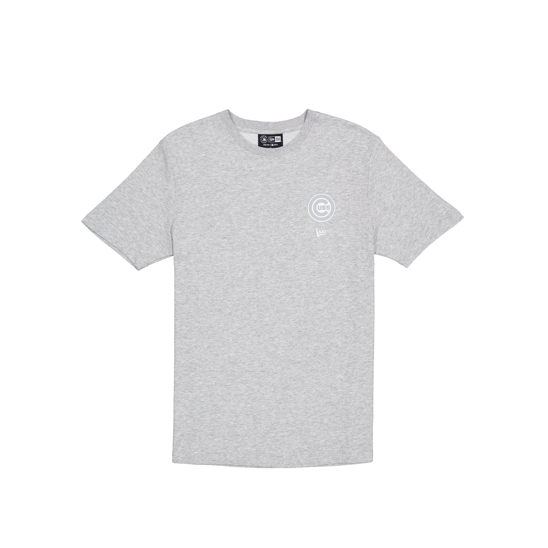 Chicago Cubs Logo Essentials Tonal Gray T-Shirt sold by New Era