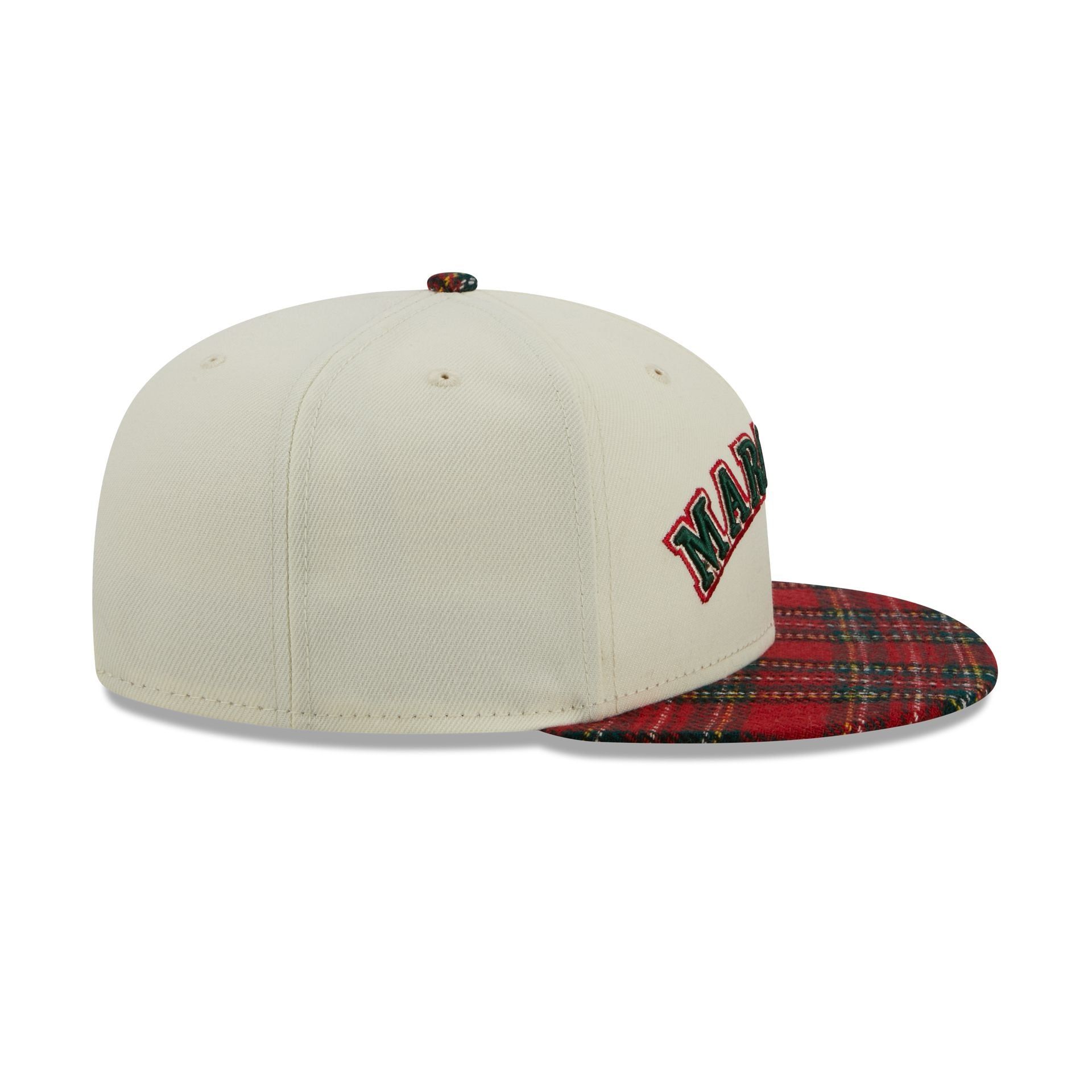 Seattle Mariners Plaid Visor 9FIFTY Snapback Hat sold by New Era product image thumbnail 5