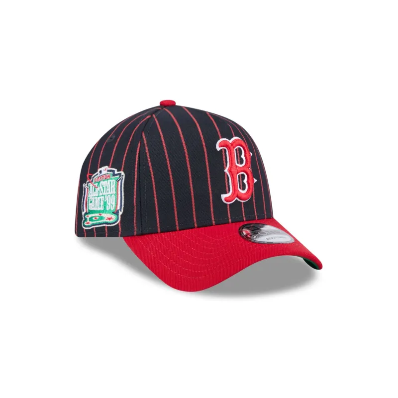 Boston Red Sox All-Star Game Pack Pinstripe 9FORTY A-Frame Snapback Hat sold by New Era