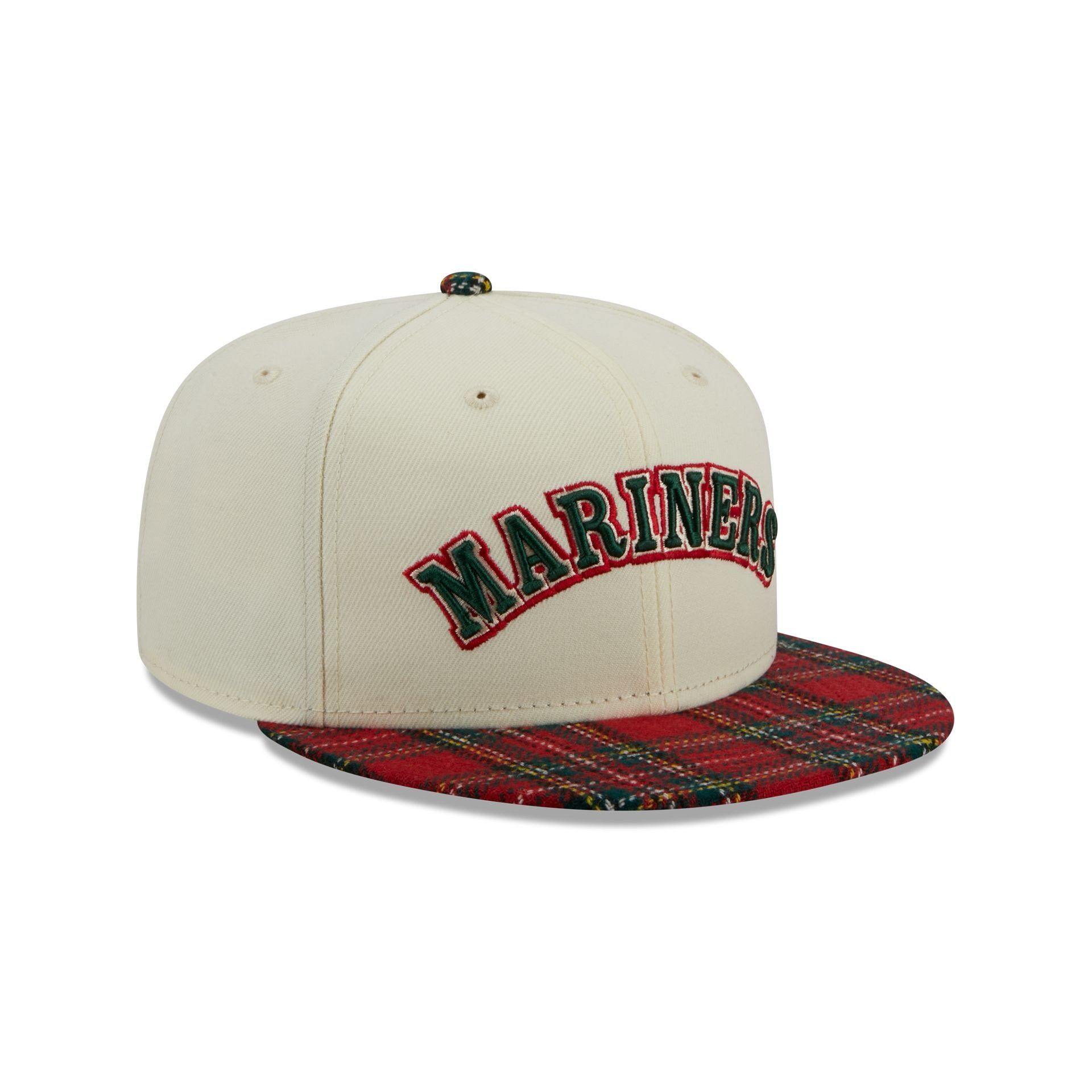 Seattle Mariners Plaid Visor 9FIFTY Snapback Hat sold by New Era product image thumbnail 3