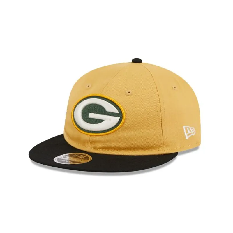 Green Bay Packers Sepia Retro Crown 9FIFTY Snapback Hat sold by New Era