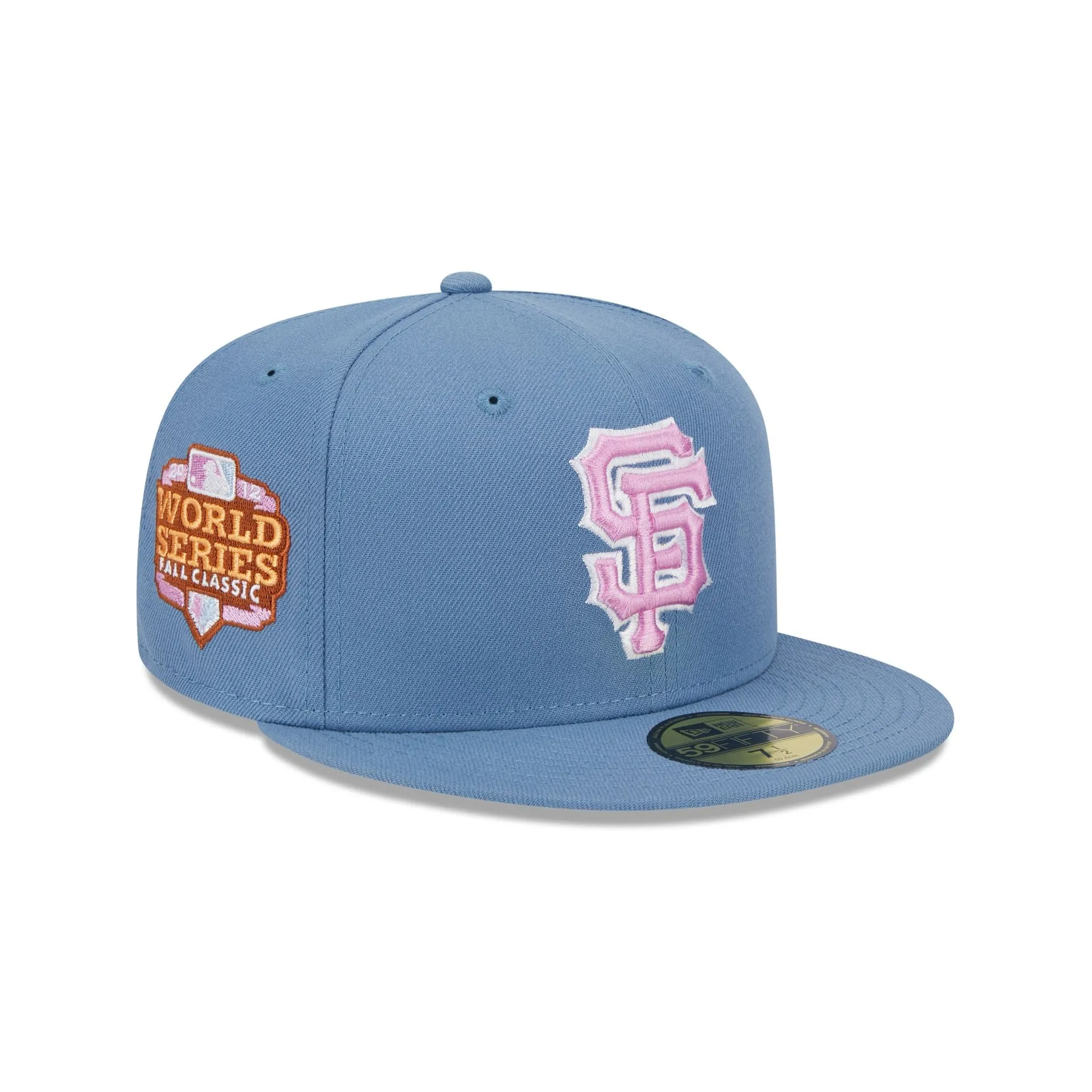 San Francisco Giants Color Pack Faded Blue 59FIFTY Fitted Hat sold by New Era