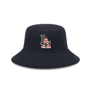 Los Angeles Dodgers Independence Day 2023 Stretch Bucket Hat sold by New Era