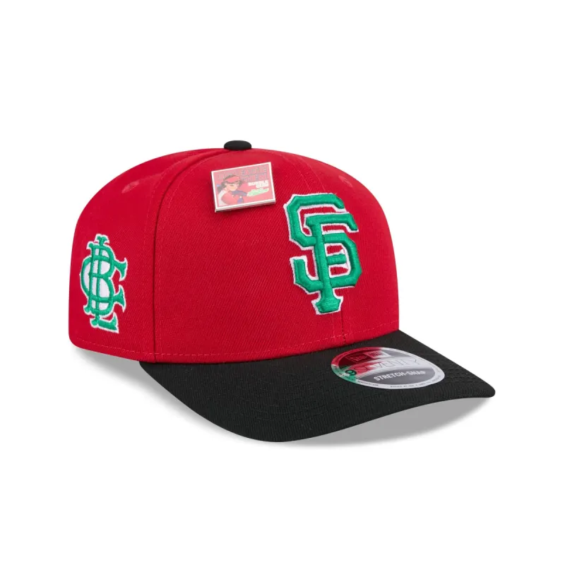 Big League Chew X San Francisco Giants Slammin' Strawberry 9SEVENTY Stretch-Snap Hat sold by New Era
