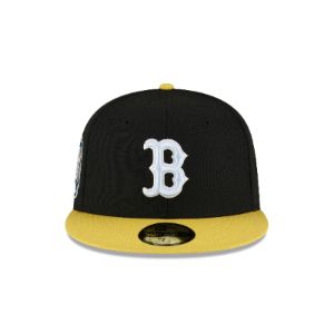 Boston Red Sox Chartreuse Visor 59FIFTY Fitted Hat sold by New Era