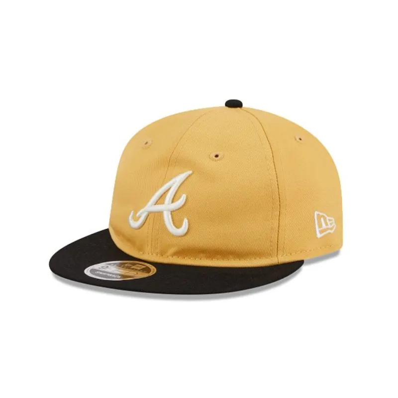 Atlanta Braves Sepia Retro Crown 9FIFTY Snapback Hat sold by New Era