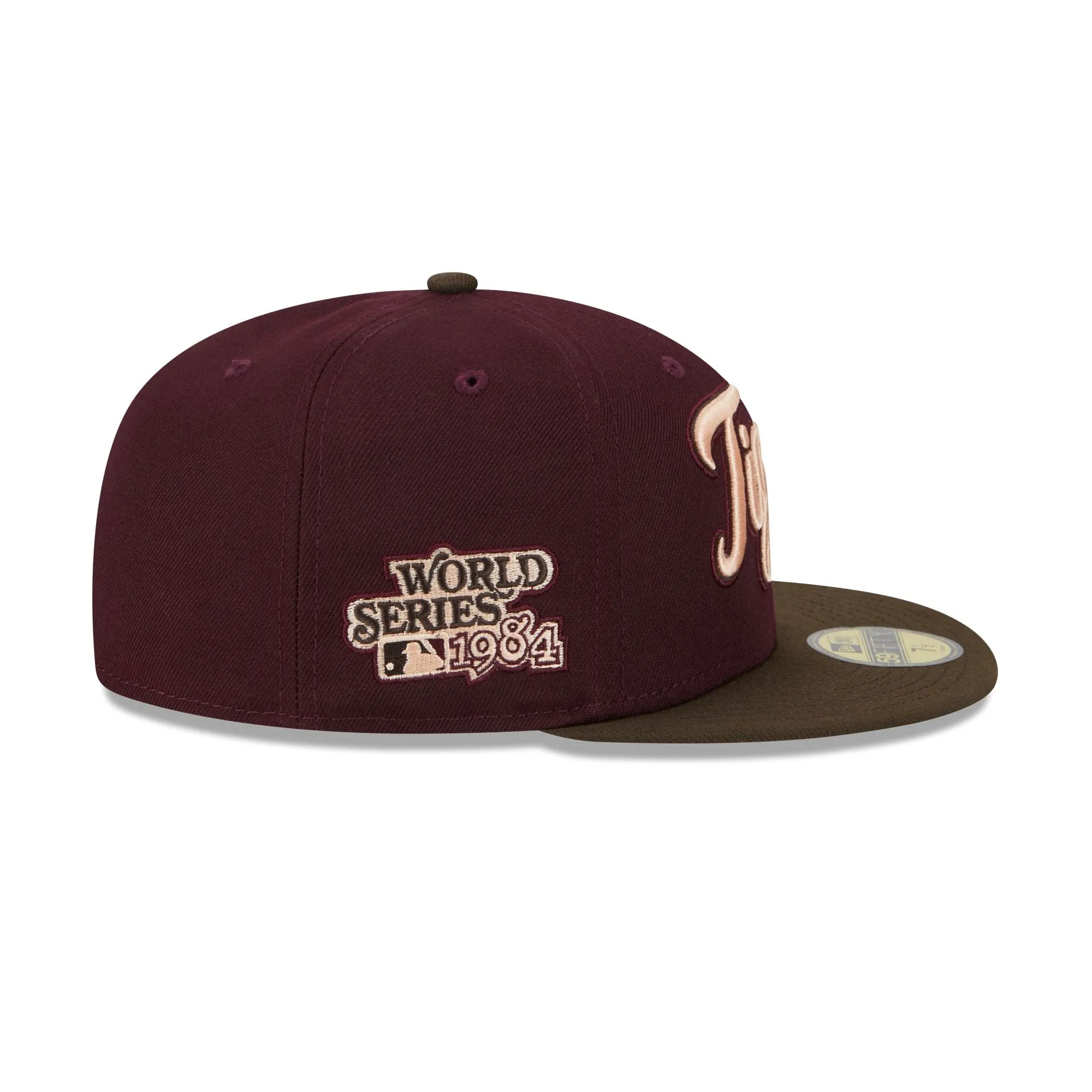 Detroit Tigers Berry Chocolate 59FIFTY Fitted Hat sold by New Era product image thumbnail 4