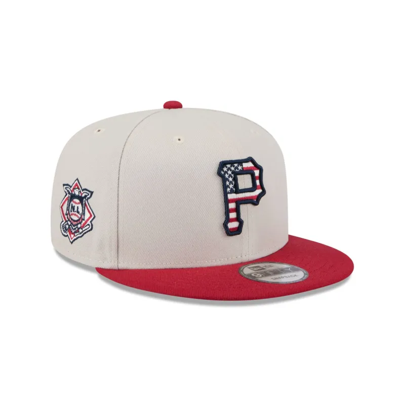 Pittsburgh Pirates Independence Day 2024 9FIFTY Snapback Hat sold by New Era