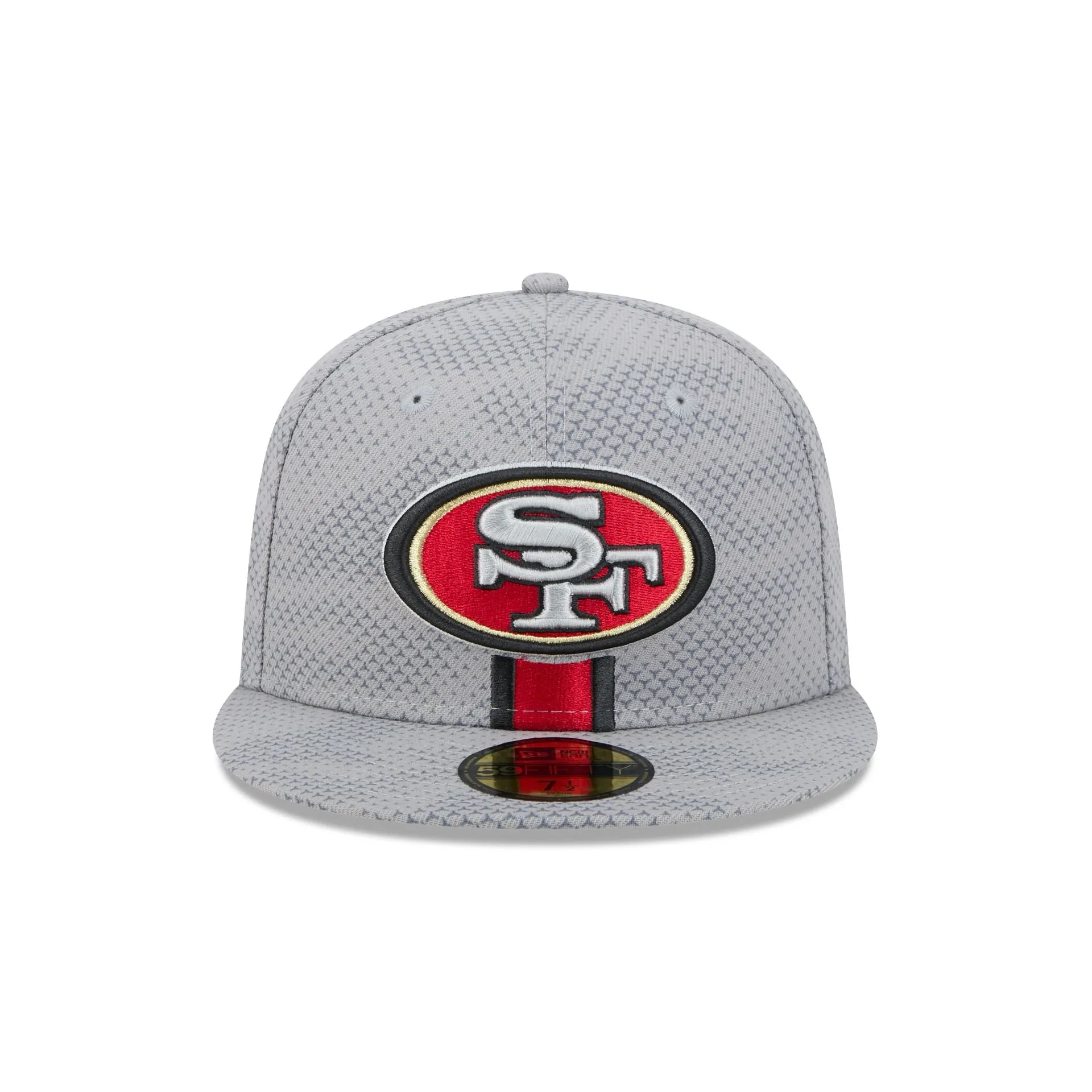 San Francisco 49ers 2024 Sideline Gray 59FIFTY Fitted Hat sold by New Era product image thumbnail 2