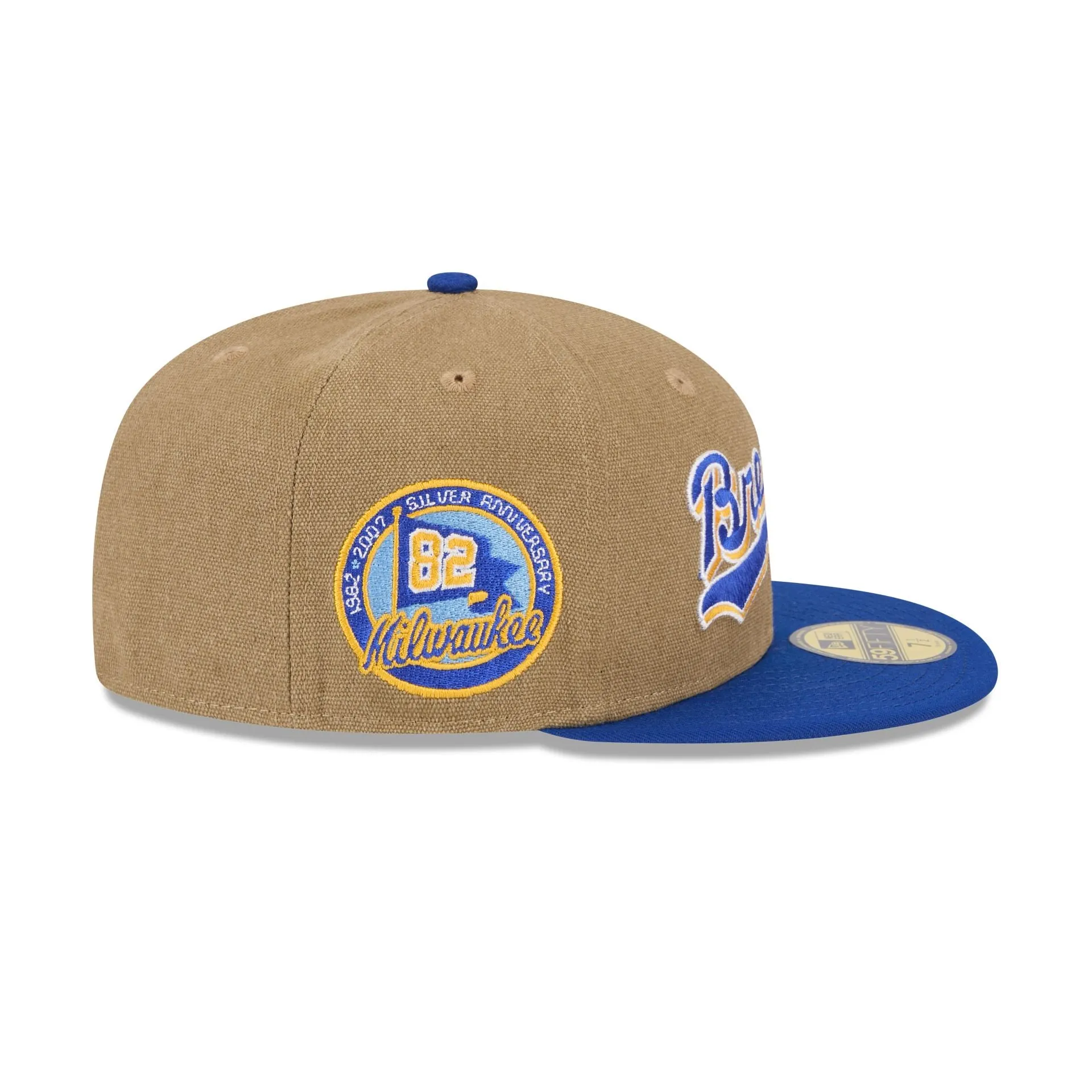 Milwaukee Brewers Canvas Crown 59FIFTY Fitted Hat sold by New Era product image thumbnail 4