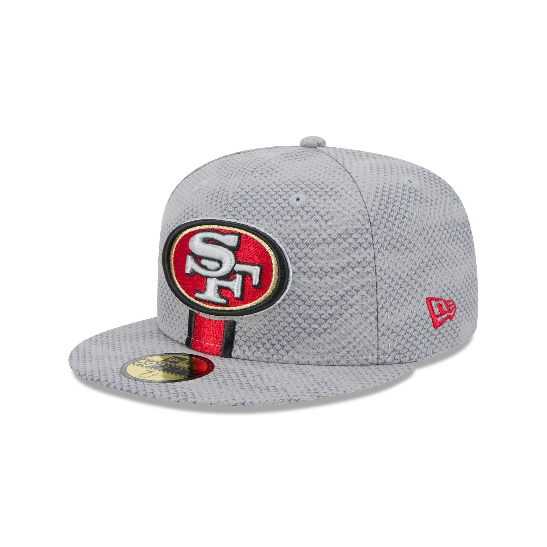 San Francisco 49ers 2024 Sideline Gray 59FIFTY Fitted Hat sold by New Era product image thumbnail 3