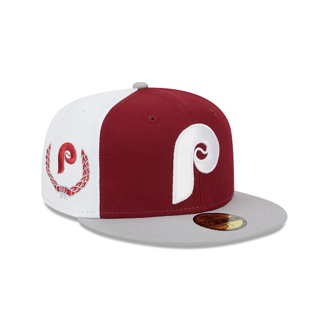 Philadelphia Phillies Throwback 59FIFTY Fitted Hat sold by New Era