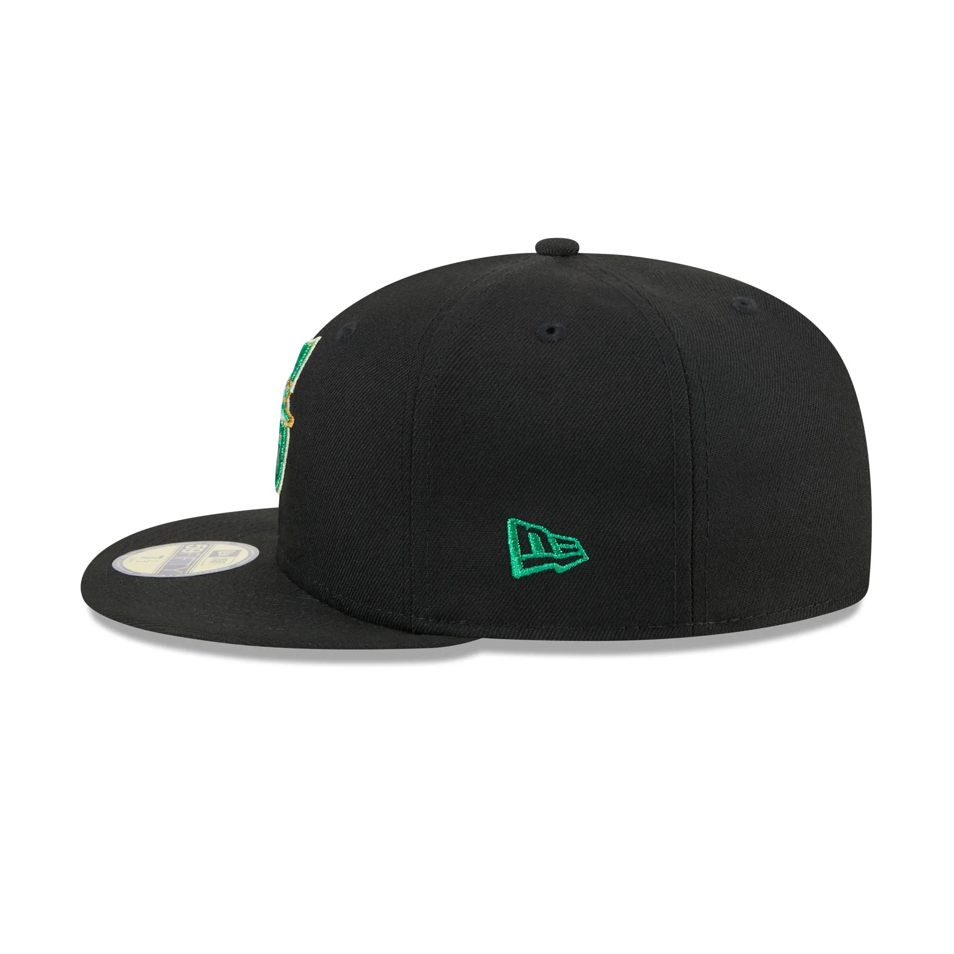 Seattle Mariners Metallic Green Pop 59FIFTY Fitted Hat sold by New Era product image thumbnail 5