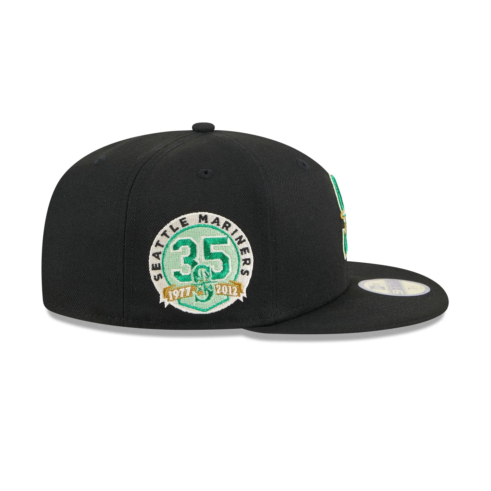 Seattle Mariners Metallic Green Pop 59FIFTY Fitted Hat sold by New Era product image thumbnail 4