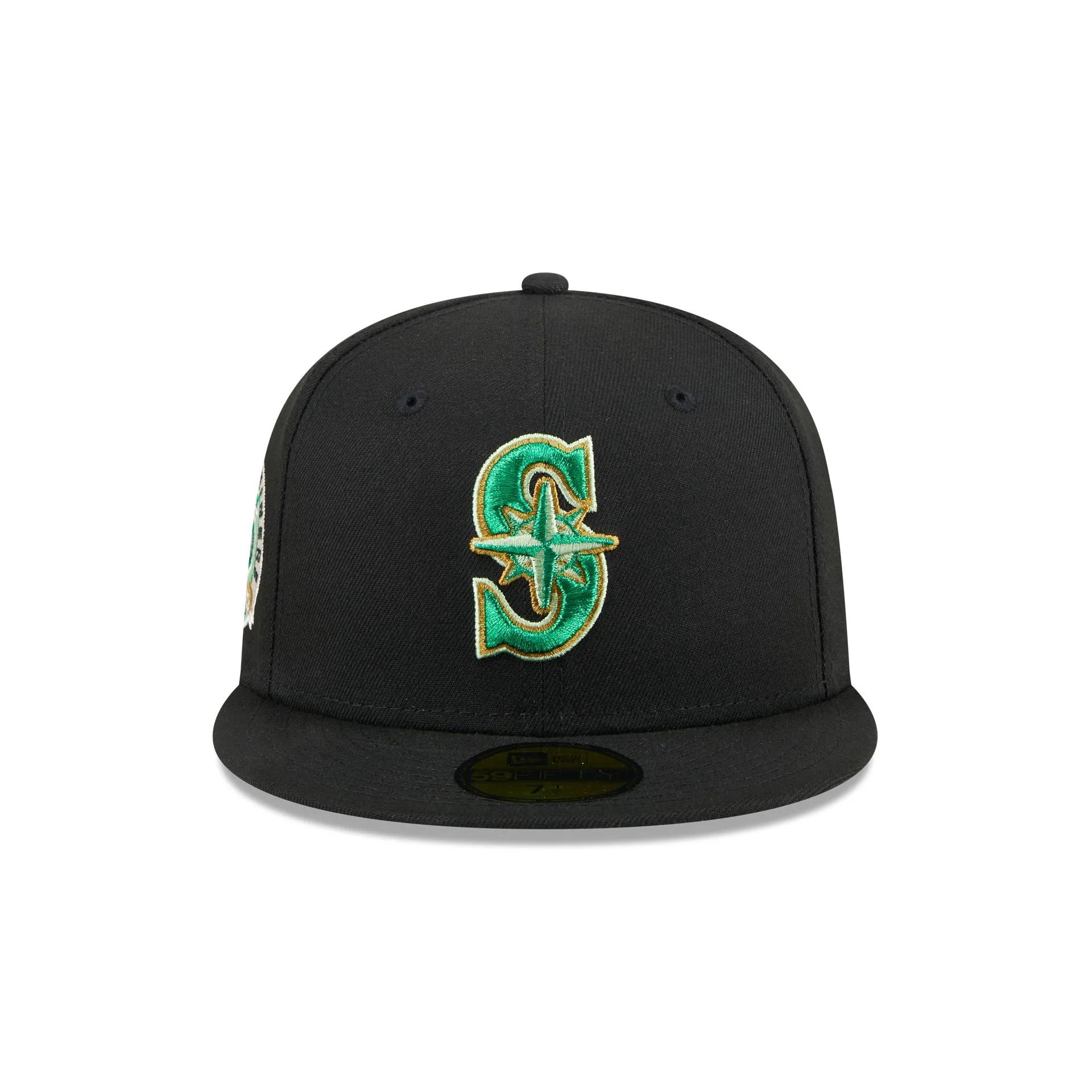 Seattle Mariners Metallic Green Pop 59FIFTY Fitted Hat sold by New Era product image thumbnail 2