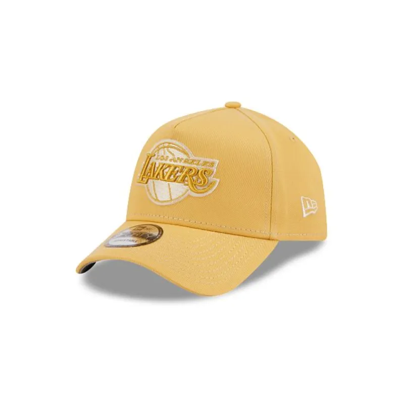 Los Angeles Lakers Caramel 9FORTY A-Frame Snapback sold by New Era