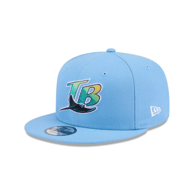Tampa Bay Rays Sky Blue 9FIFTY Snapback Hat sold by New Era