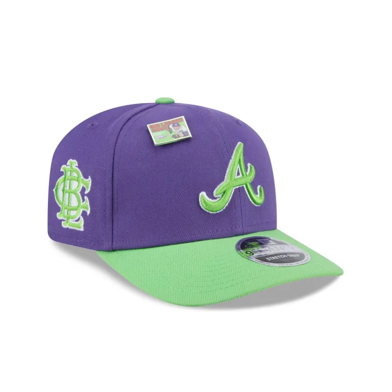 Big League Chew X Atlanta Braves Swingin' Sour Apple 9SEVENTY Stretch-Snap Hat sold by New Era
