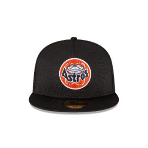 Houston Astros 2023 Clubhouse Black 59FIFTY Fitted Hat sold by New Era