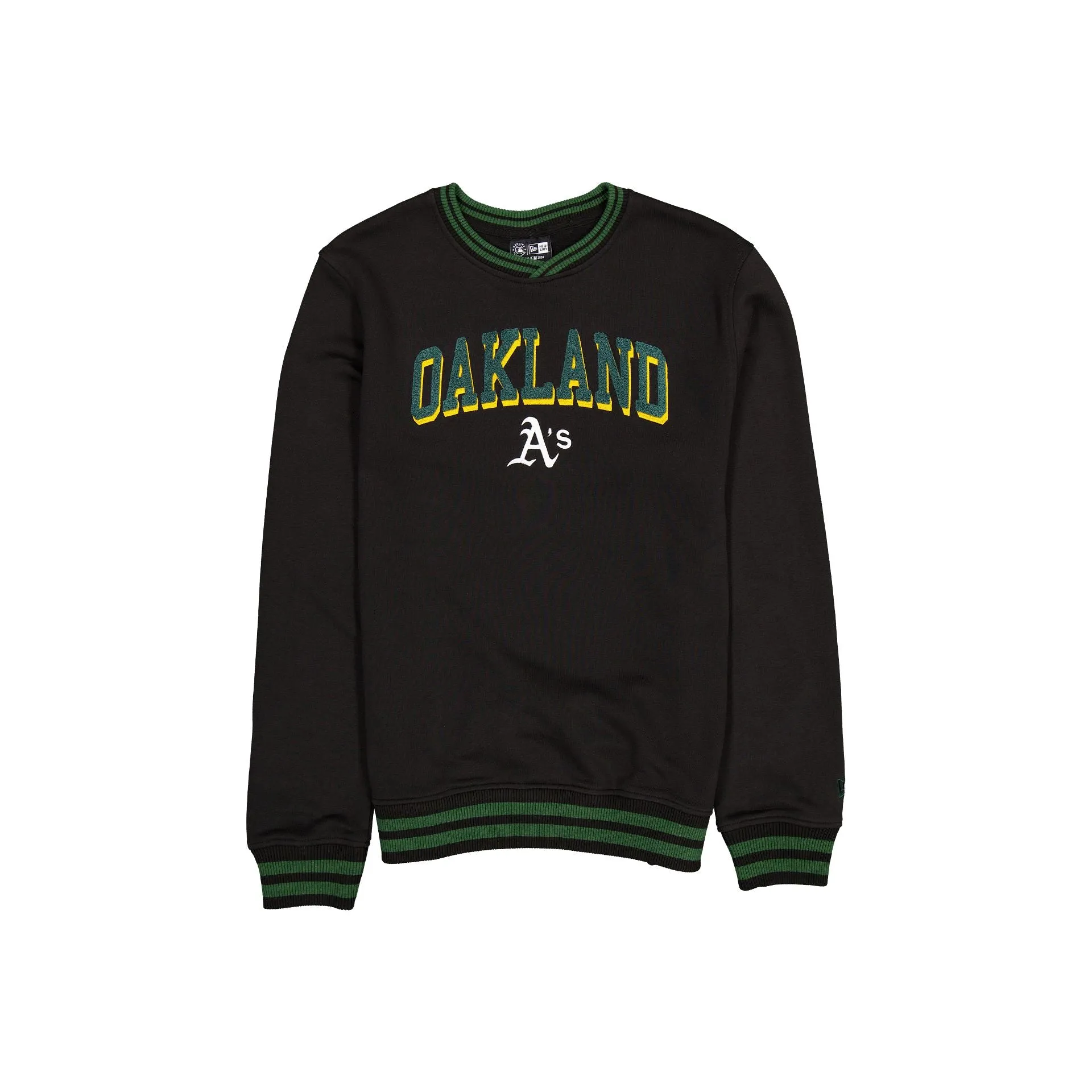 Oakland Athletics Sport Night Black Crewneck sold by New Era
