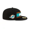 Miami Dolphins 2024 Sideline Black 59FIFTY Fitted Hat sold by New Era