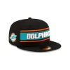 Miami Dolphins 2024 Sideline Black 59FIFTY Fitted Hat sold by New Era