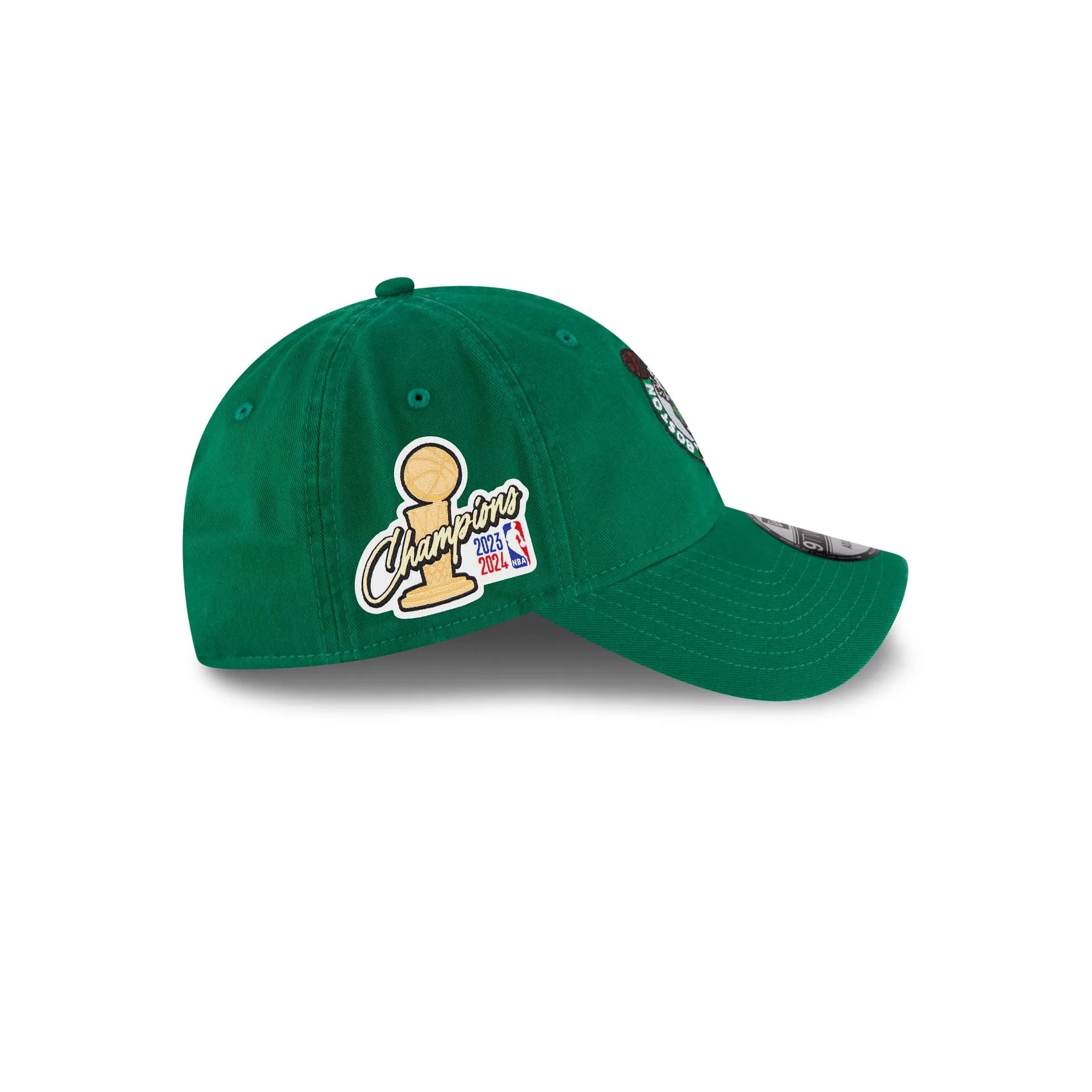Boston Celtics 2024 NBA Champions Edition Side Patch 9TWENTY Adjustable Hat sold by New Era product image thumbnail 4