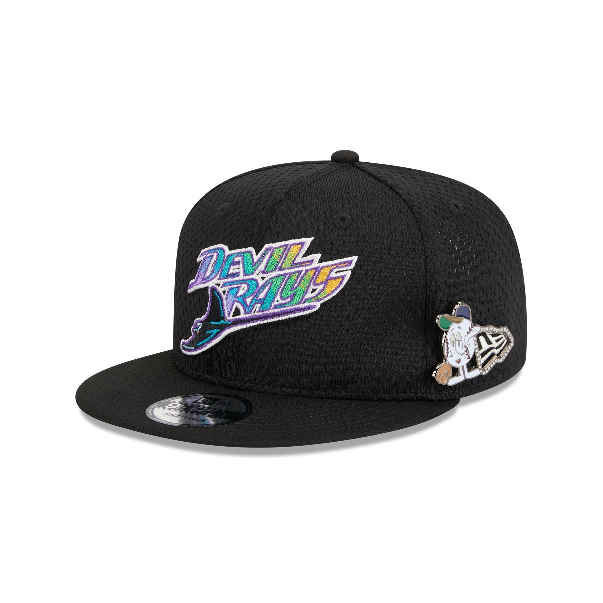 Tampa Bay Rays Post-Up Pin 9FIFTY Snapback Hat sold by New Era