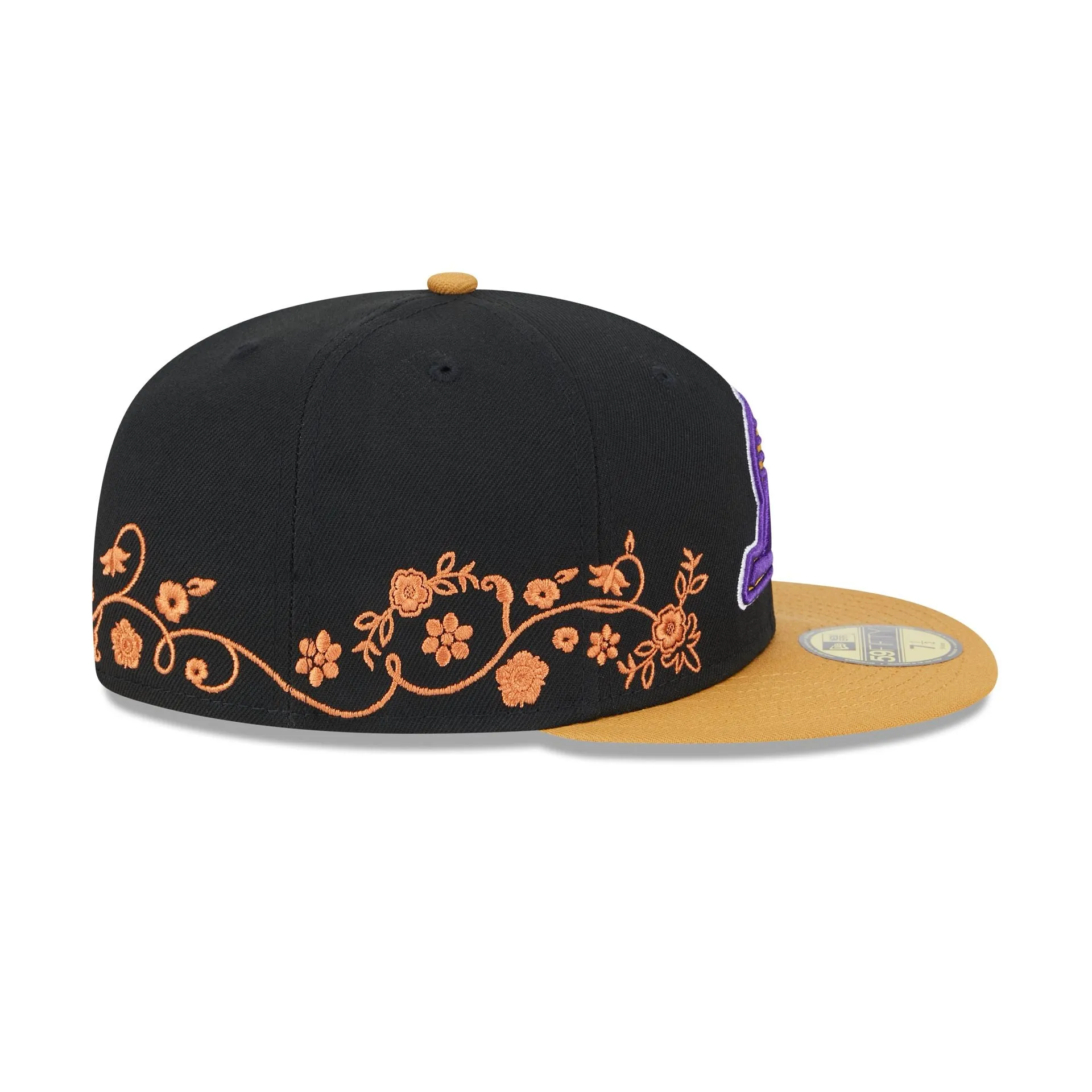 Los Angeles Lakers Floral Vine 59FIFTY Fitted Hat sold by New Era product image thumbnail 5