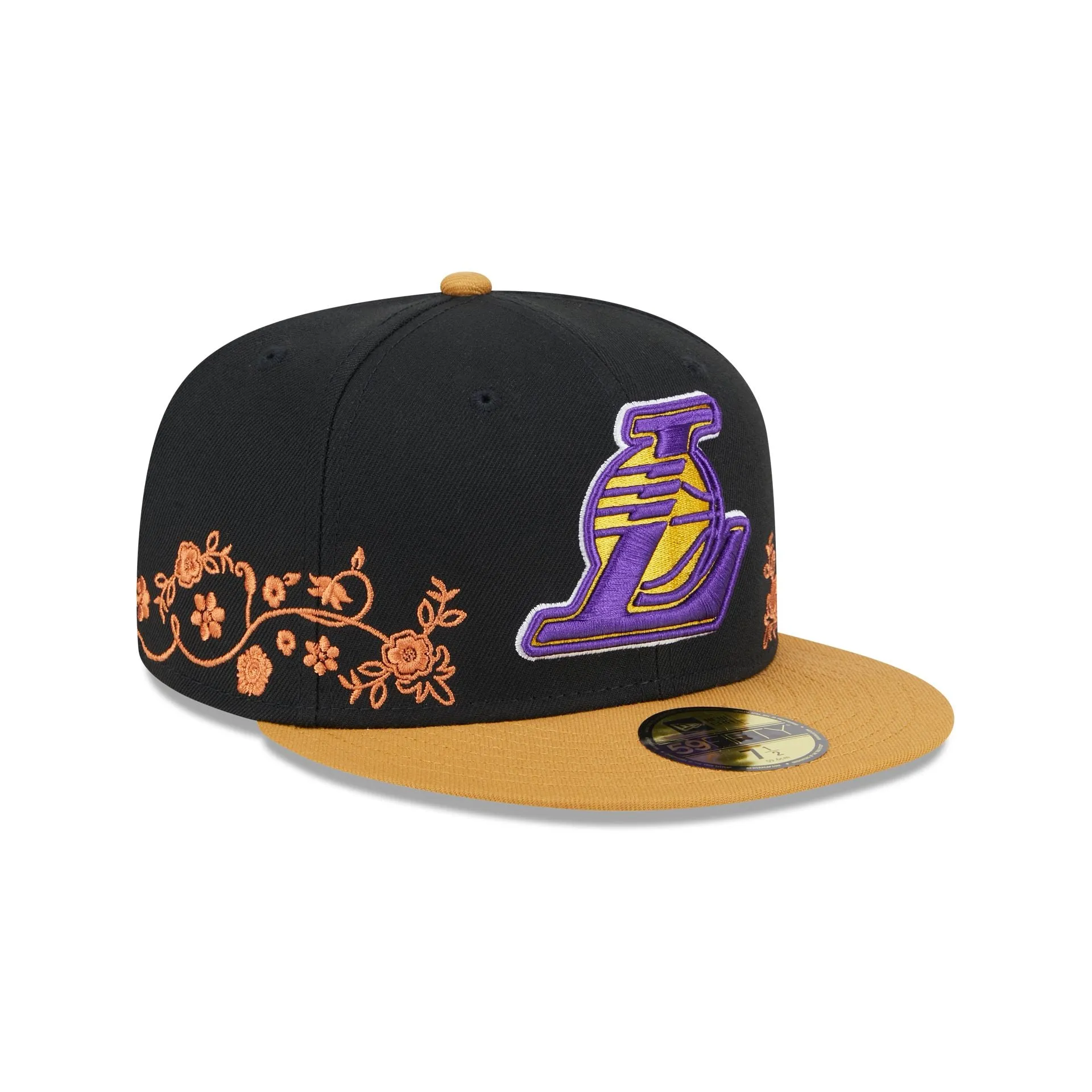 Los Angeles Lakers Floral Vine 59FIFTY Fitted Hat sold by New Era product image thumbnail 3