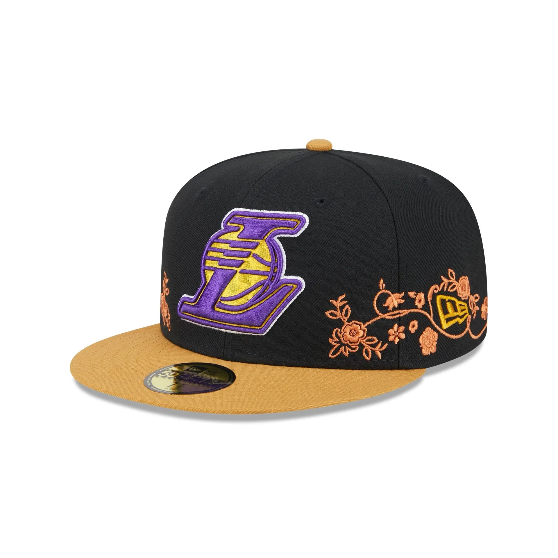 Los Angeles Lakers Floral Vine 59FIFTY Fitted Hat sold by New Era