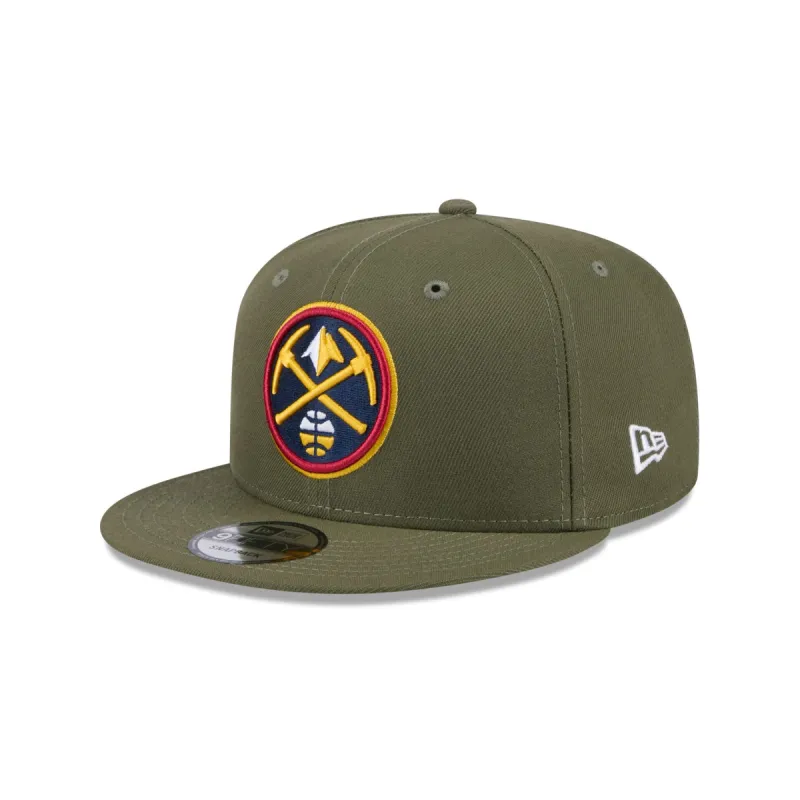 Denver Nuggets Olive 9FIFTY Snapback Hat sold by New Era