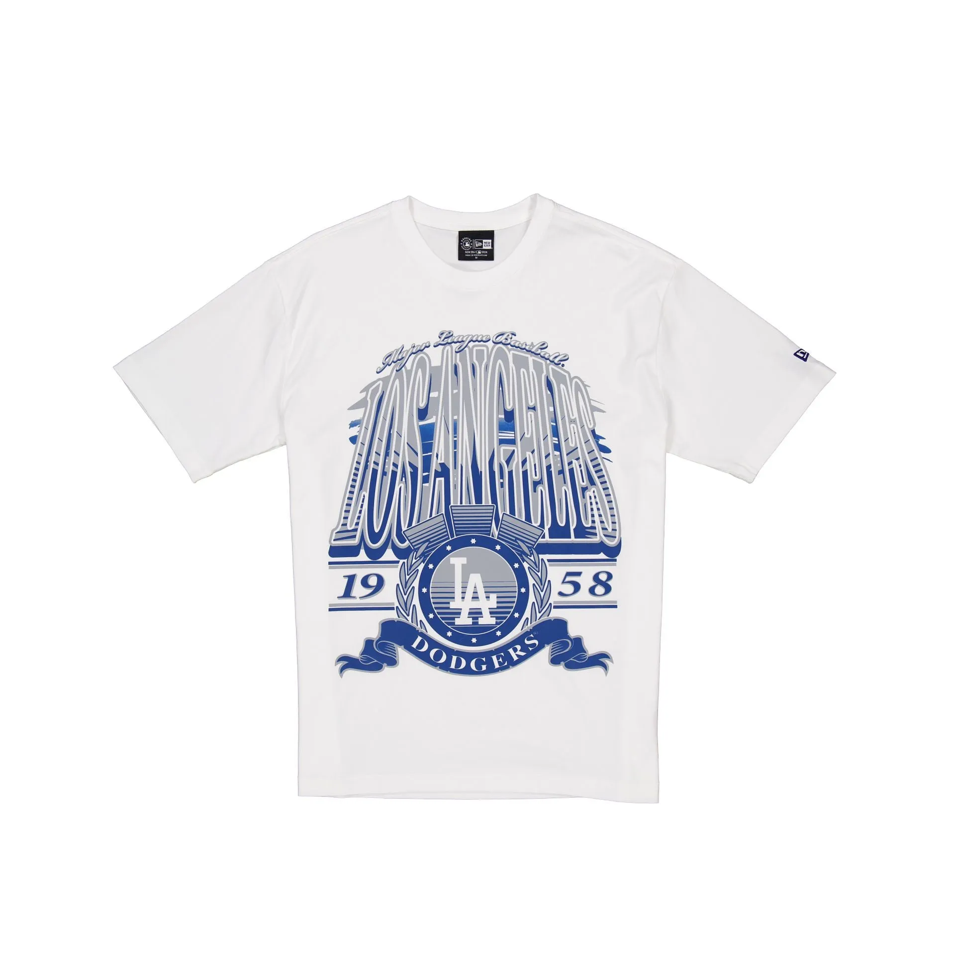 Los Angeles Dodgers Sport Classics White T-Shirt sold by New Era