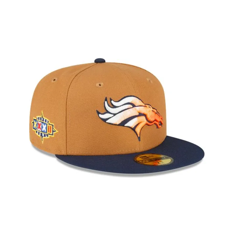 Denver Broncos Light Bronze 59FIFTY Fitted Hat sold by New Era
