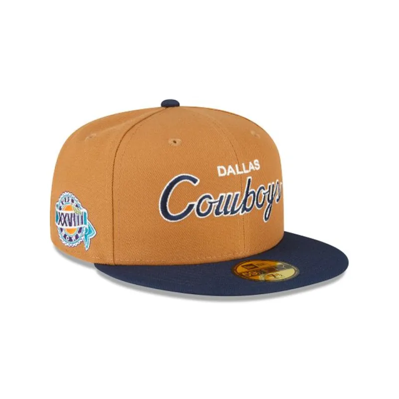Dallas Cowboys Light Bronze 59FIFTY Fitted Hat sold by New Era